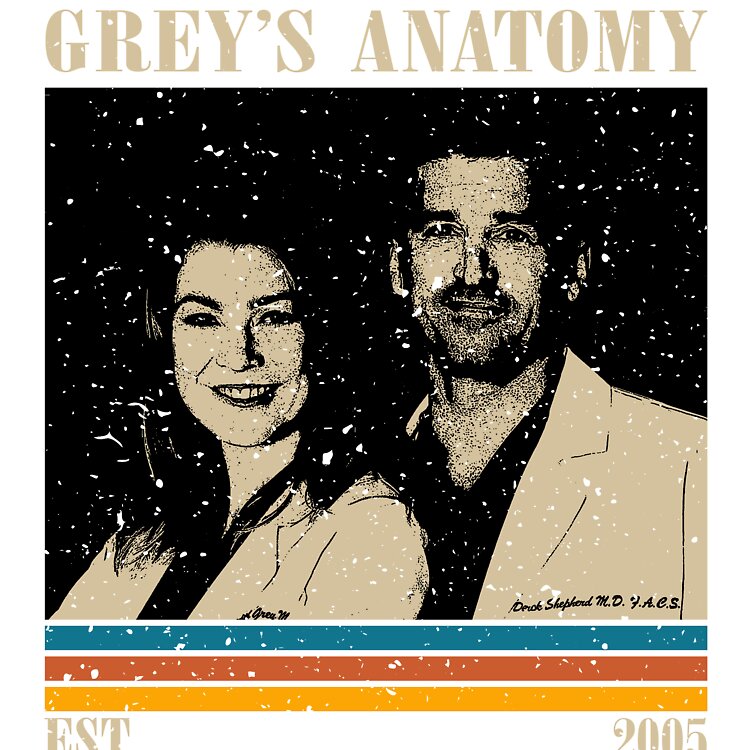 Retro Grey's Anatomy Tote Bag - Image 2
