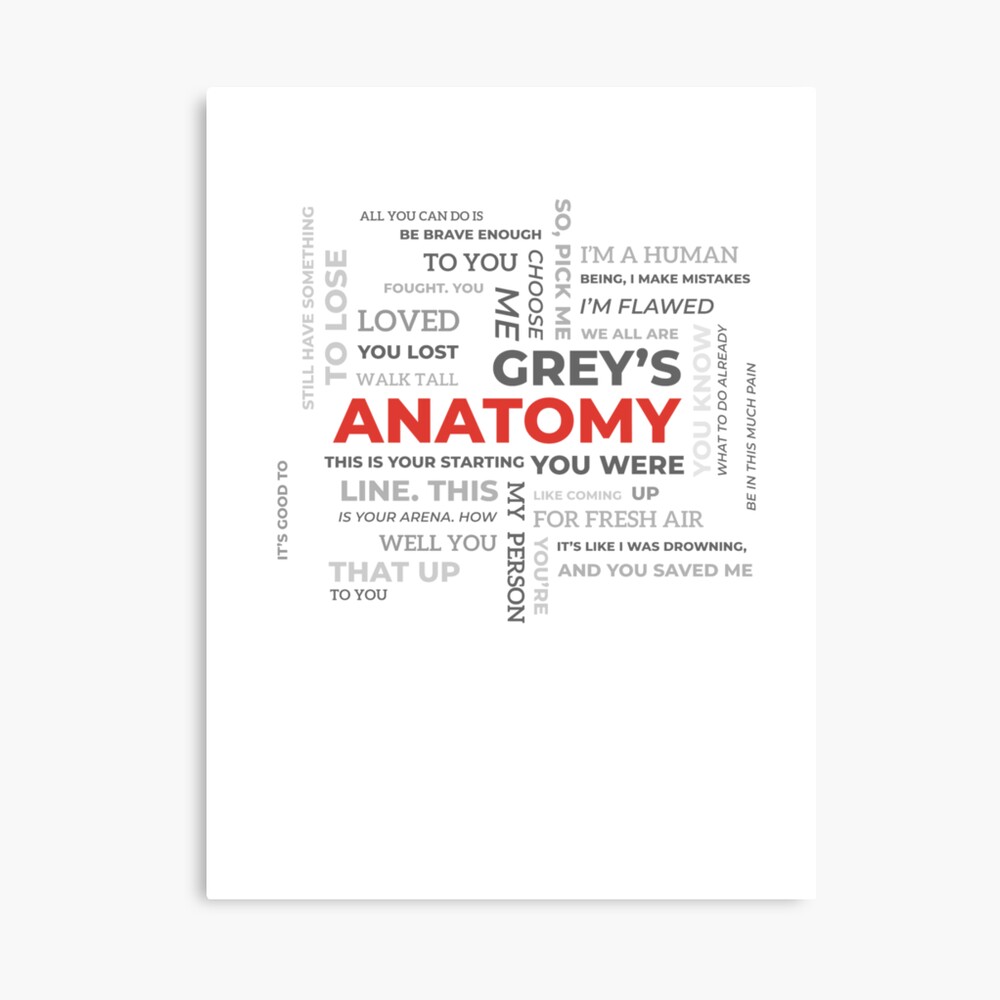 Grey's Anatomy New Design Poster