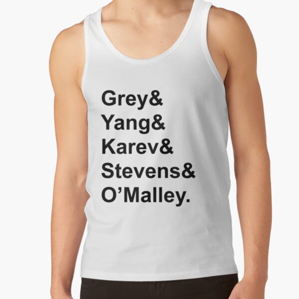 Grey's Anatomy Names Tank Top