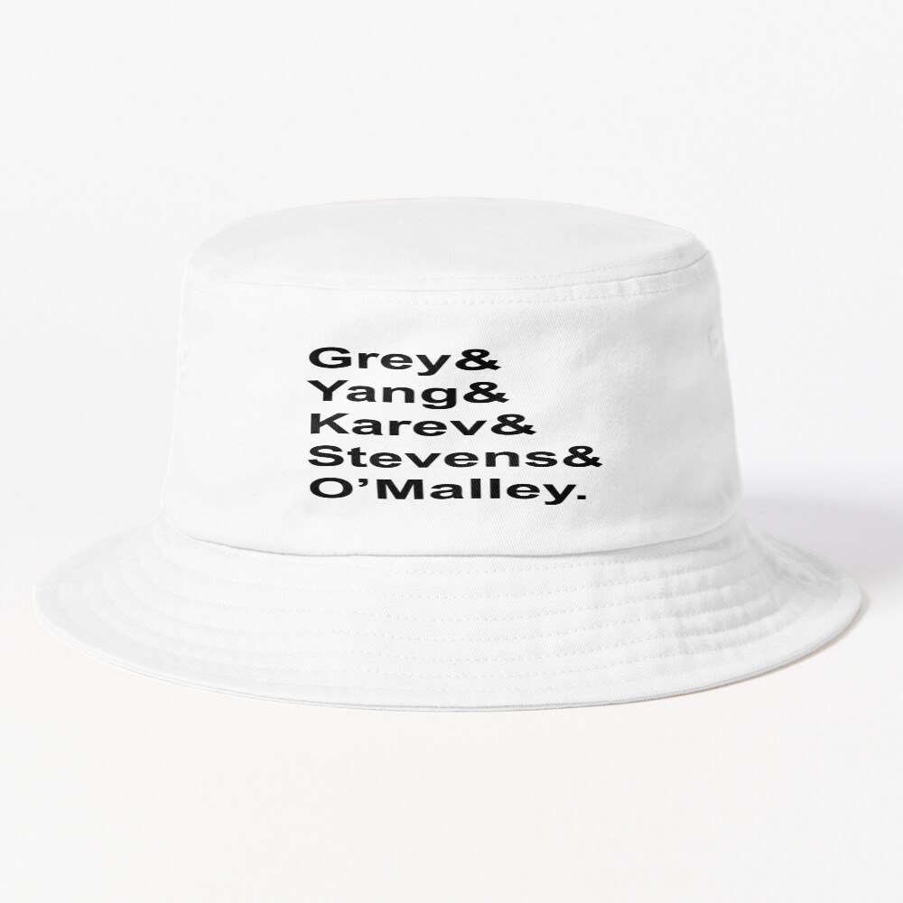 Grey's Anatomy Names Bucket Hat