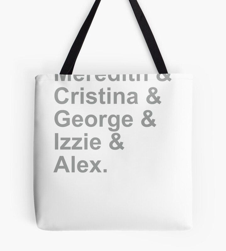 Grey's Squad Tote Bag