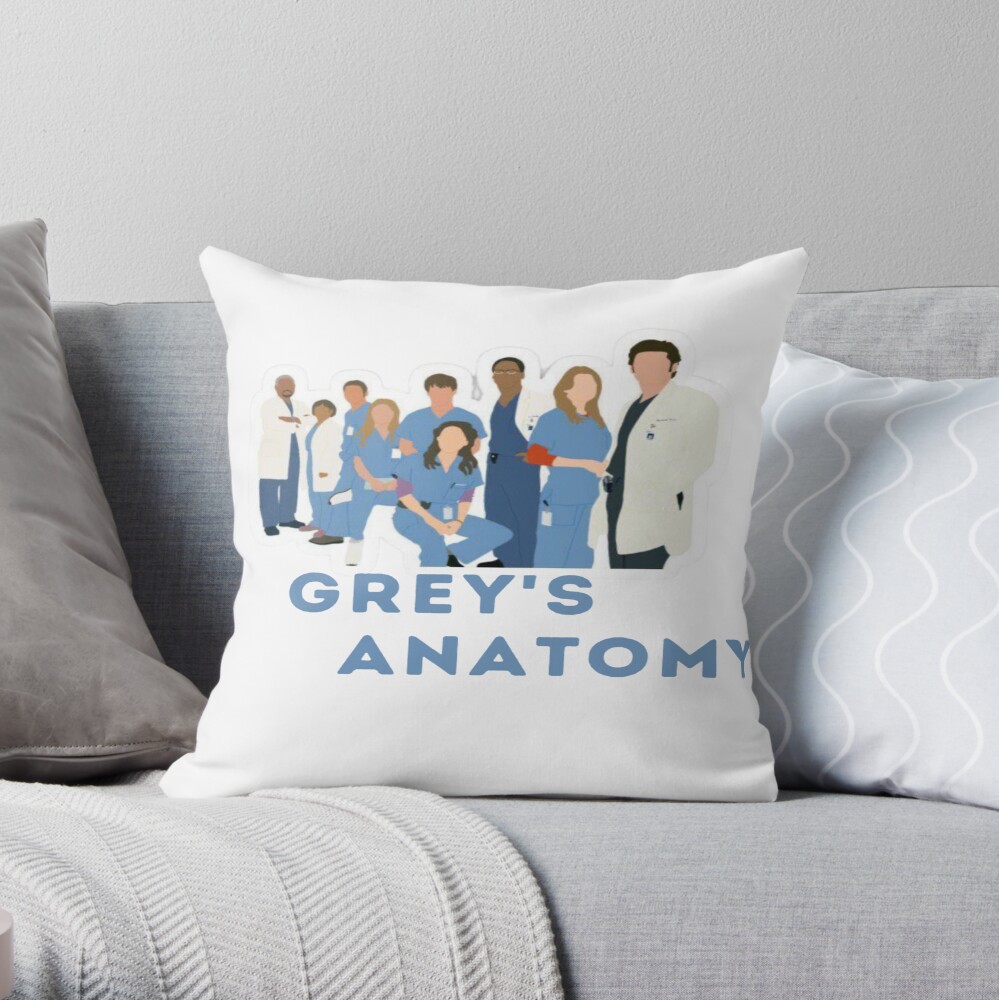 Grey's Anatomy Collection Throw Pillow
