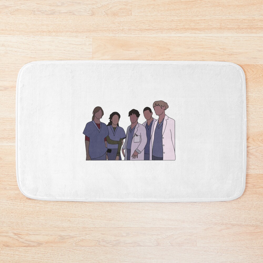 Grey's OG Interns Bath Mat