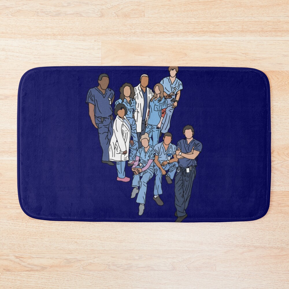 Grey's Anatomy Doctors Classic Bath Mat