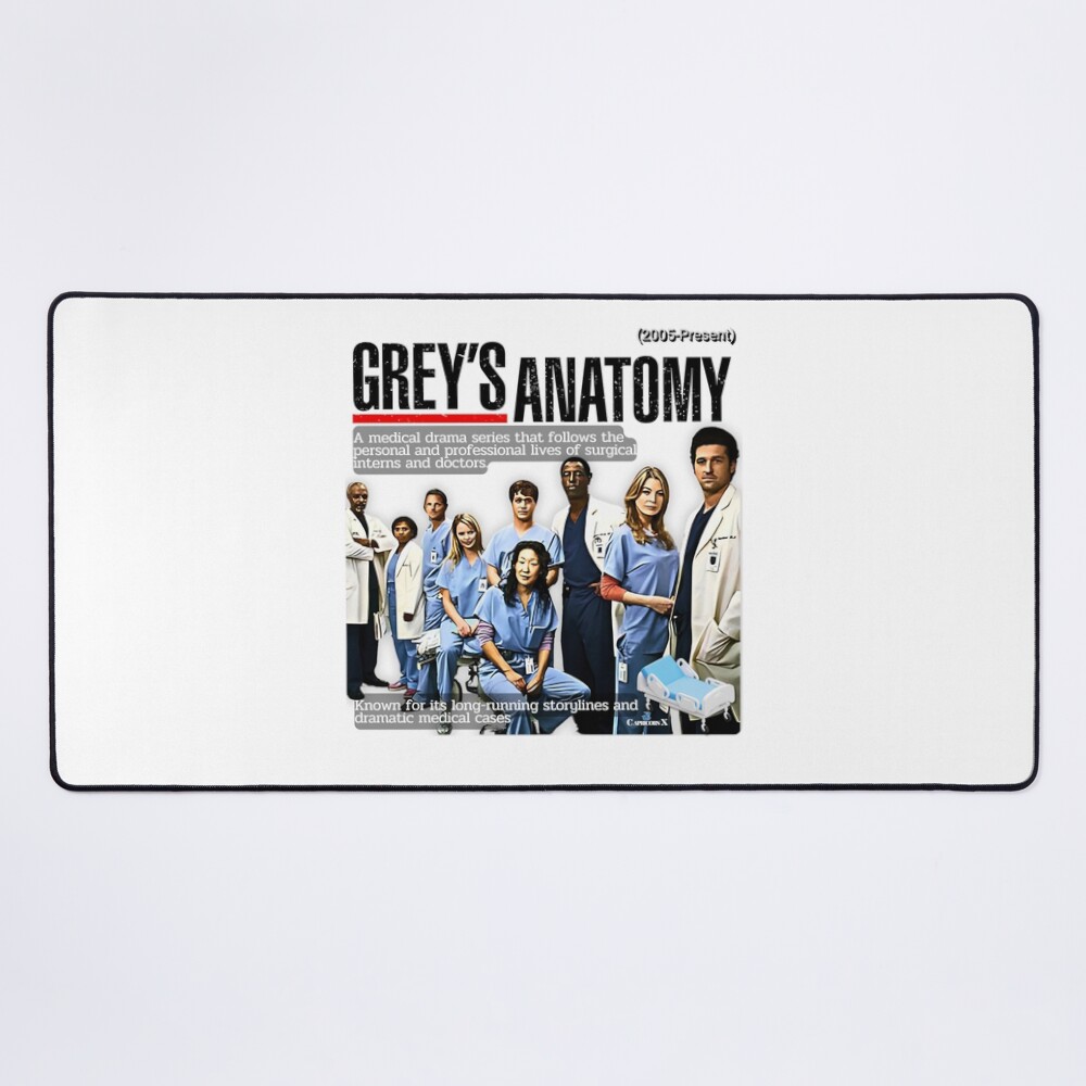 Grey's Anatomy 2005 Present Follows Mouse Pad